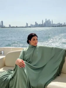 Luxury Khimar Tassel Butterfly Batwing Abaya