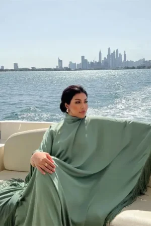 Luxury Khimar Tassel Butterfly Batwing Abaya