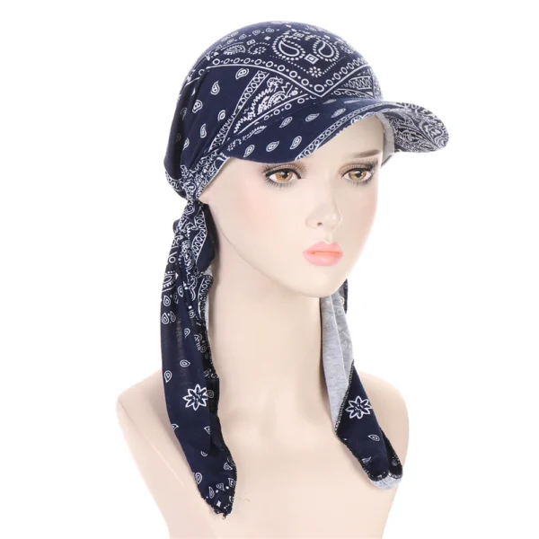 Fashion Muslim Hijab Turban Hat - Image 4