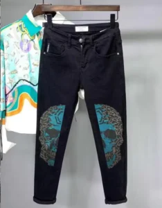 Men Rhinestones jean