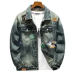 High Street Retro Loose and Handsome Fashion Motorcycle Men's Clothing - Image 5