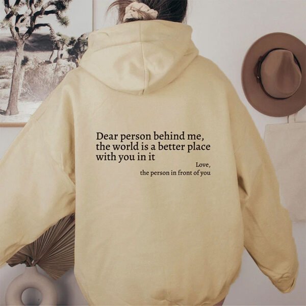 Drawstring Printed Hoodie Unisex Trendy Hoodies - Image 4