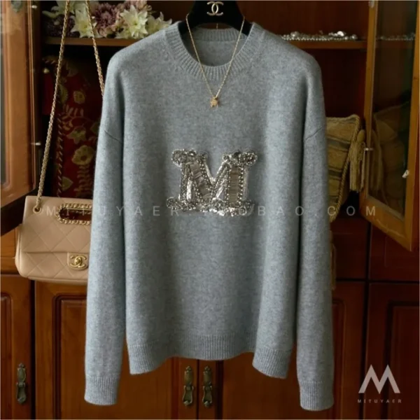 new 100% pure cashmere sweater women M - Image 2