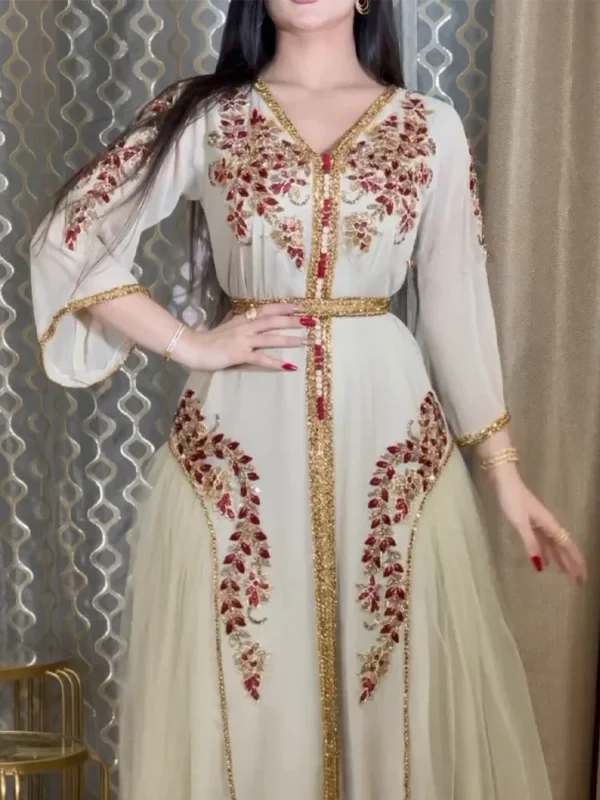 Luxury Eid Muslim Dress for Women - Image 2