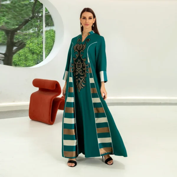 Middle Eastern hijab Shirt Dress - Image 3