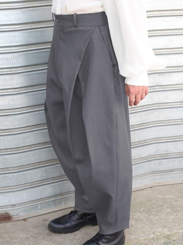 INCERUN High Waist Baggy Wide Leg Trousers - Image 5