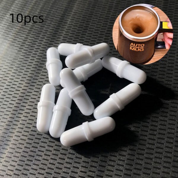 10pcs Smart Magnetic Stirring Rods for Mugs - Self-Stirring, Non-Corrosive, Thermal Mixing Capsules - Image 6