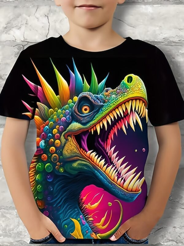 Boys' Dinosaur T-Shirt - Image 2