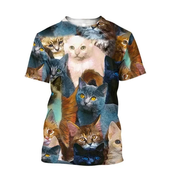 Cat graphic t shirts - Image 5