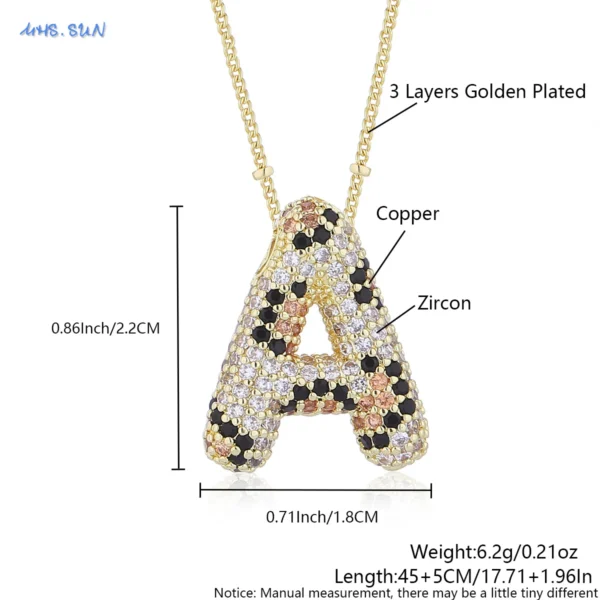 Luxury Leopard Print 26 Letter Necklaces - Image 5