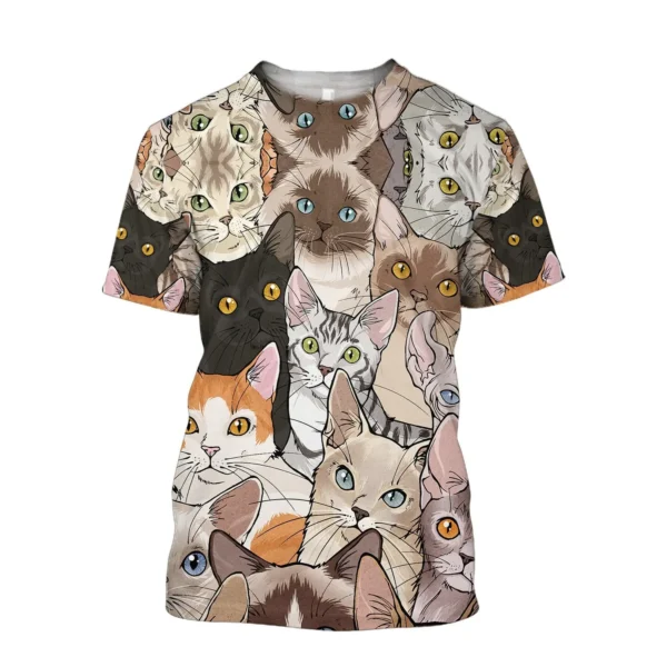 Cat graphic t shirts - Image 6