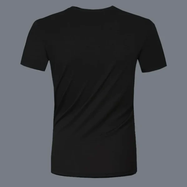 Men Rhinestone Short Sleeve T Shirts - Image 2