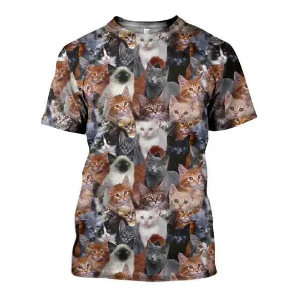 Cat graphic t shirts - Image 2