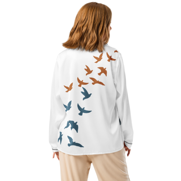 Women’s long sleeve pajama top - Image 2