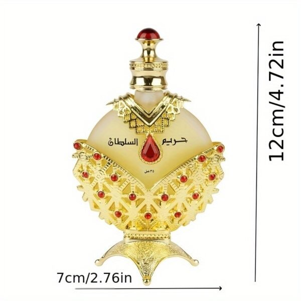 Khadlaj Hareem Al Sultan Golden Concentrated Perfume Oil Golden for Women, 1.18 Oz. - Trending Women'S Arabian Perfume Oil - Image 7