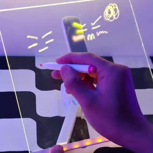 1pc USB LED Memo Board, with 7-color pen - Image 13