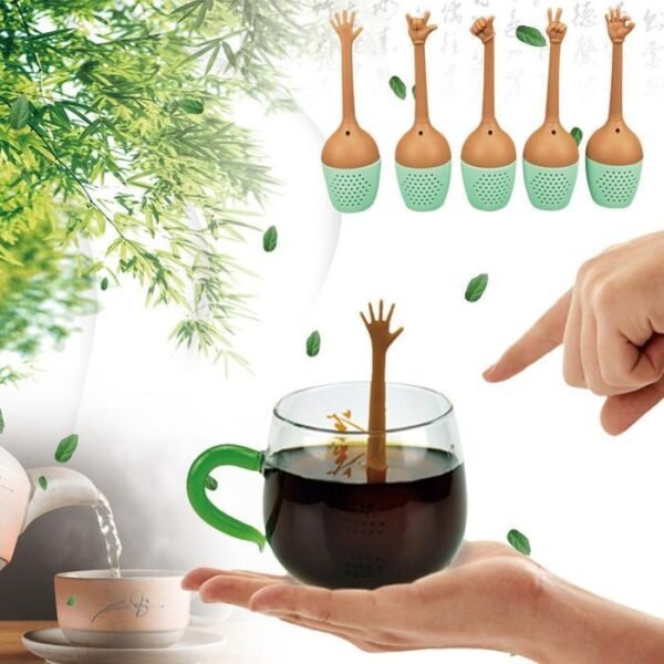 Funny Hand Gestures Tea Infuser