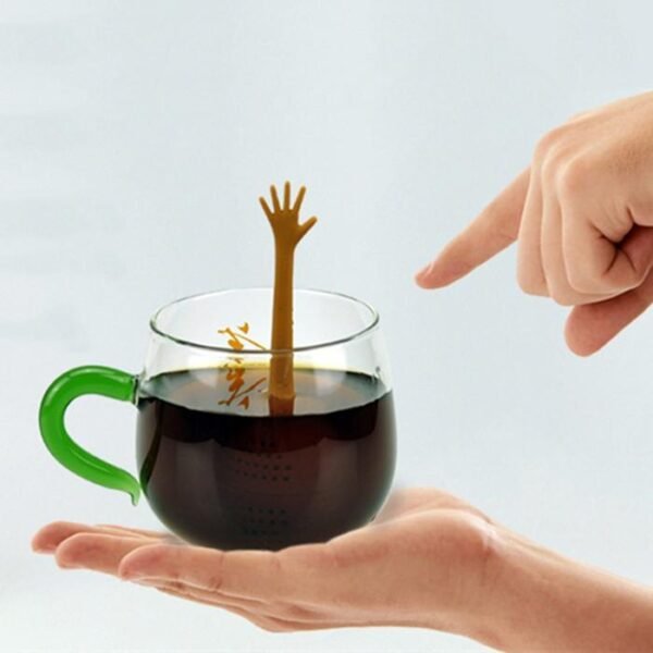 Funny Hand Gestures Tea Infuser - Image 2