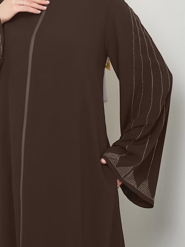 Elegant Brown Dress - Image 6