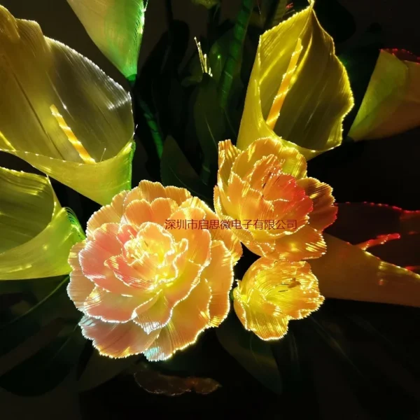 Creative Colour Change Lamp Optical Fiber Flower - Image 4