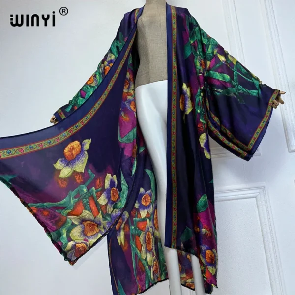 new kimono africa print dress - Image 3
