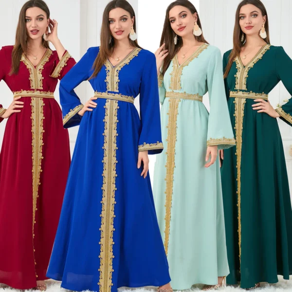 Eid Muslim Party Dress - Image 2