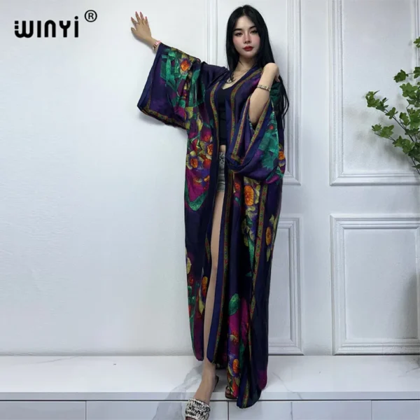 new kimono africa print dress - Image 6