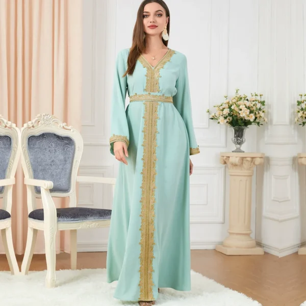 Eid Muslim Party Dress - Image 5