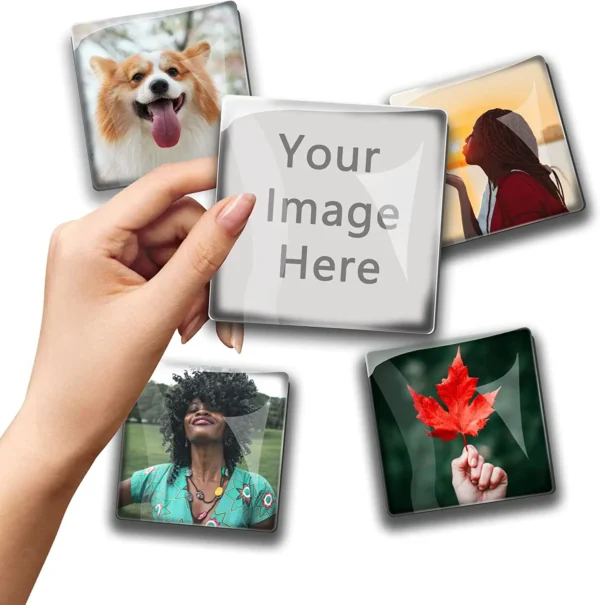 Personalized Glass Fridge Magnet Photo