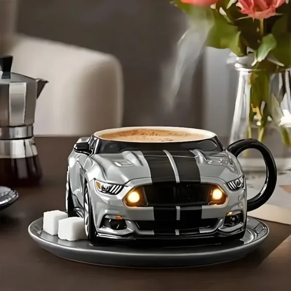 Creative Car Shaped Coffee Mug Stainless Steel