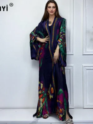 new kimono africa print dress