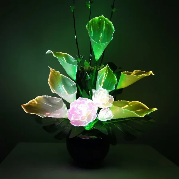 Creative Colour Change Lamp Optical Fiber Flower - Image 3