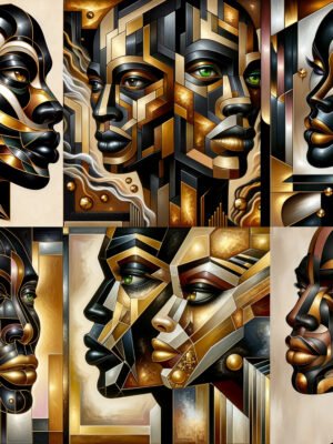 these are pieces that invites interpretation and evokes emotion.