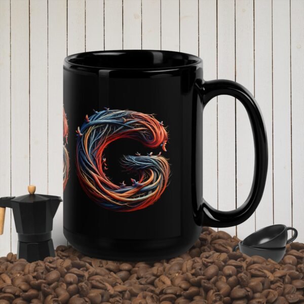 Black Glossy Mug - Image 2