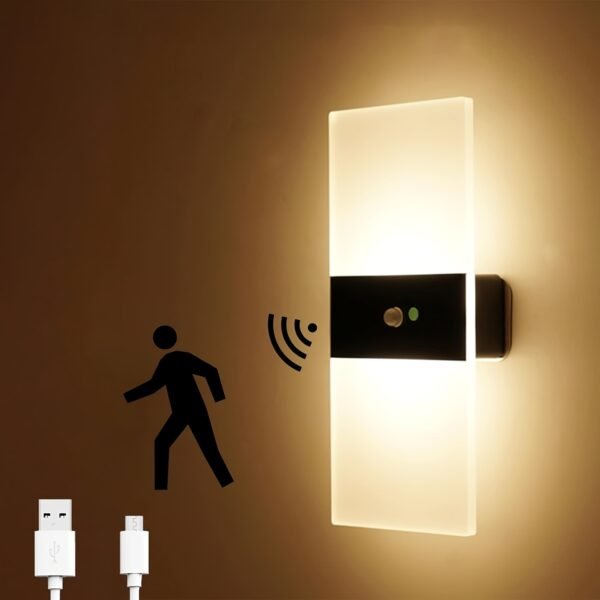 [1000mAh Rechargeable Motion Sensor Light] Indoor