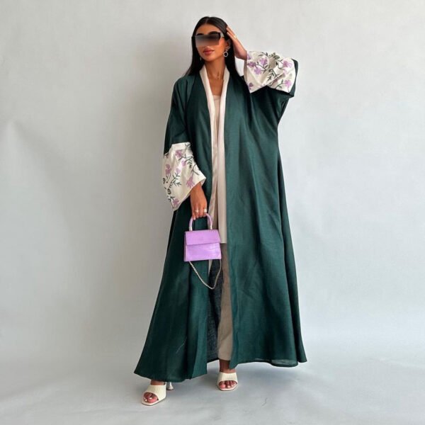 MQ136 Dubai Middle East Cardigan Robe Embroidery