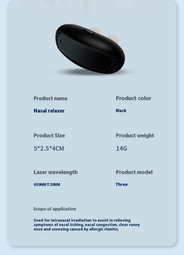 Allergic Chronic Intelligent Infrared Nasal Relief Device - Image 5