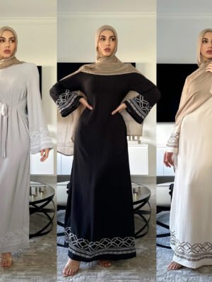 Women's Embroidery Fashion Personality Muslim Dress