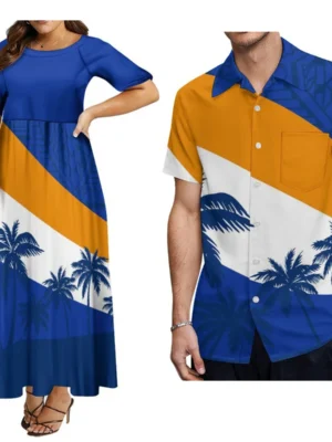 Hot-Selling Short-Sleeved Dress Fashion Party Dress