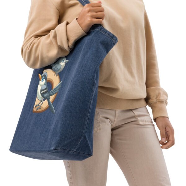 Organic denim tote bag - Image 4