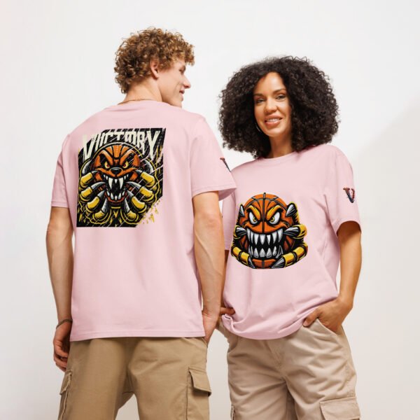 Fierce Basketball Monster organic ribbed neck t-shirt - Image 11