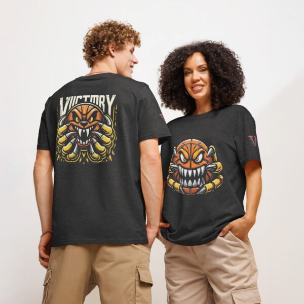 Fierce Basketball Monster organic ribbed neck t-shirt - Image 2