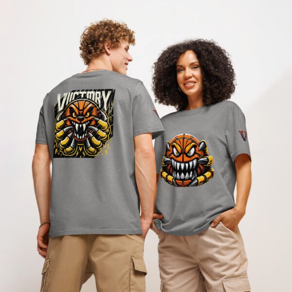 Fierce Basketball Monster organic ribbed neck t-shirt - Image 8