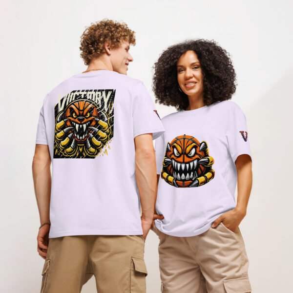 Fierce Basketball Monster organic ribbed neck t-shirt - Image 12