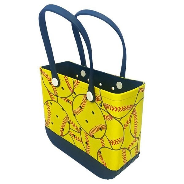 Beach Bag Portable Printing Beach Bag Washable Rubber Beach Handbag - Image 4