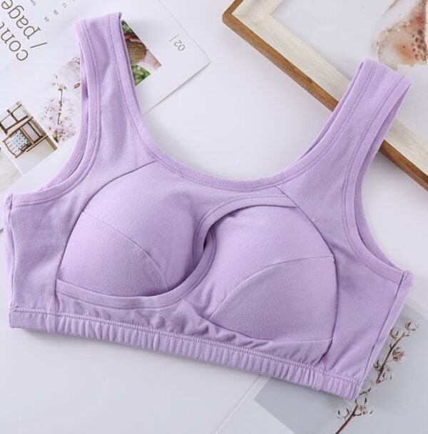 Bra Ladies Cotton Quake-Proof Underwear Sleep - Image 9