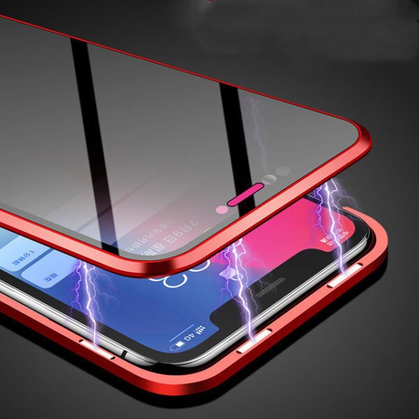 Phone Case Anti-peep Magnetic Protective Shell Magnetic Privacy Glass Case For Phone - Image 5