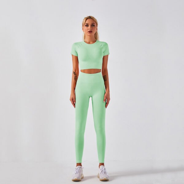 Women fitness active gym seamless botee Yoga Set - Image 6