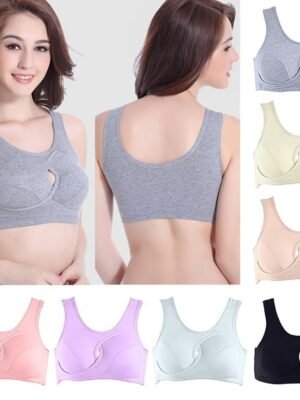 Bra Ladies Cotton Quake-Proof Underwear Sleep