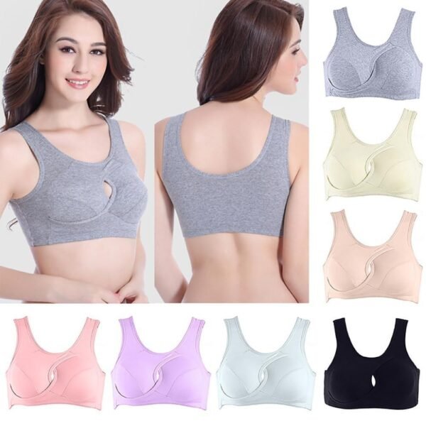 Bra Ladies Cotton Quake-Proof Underwear Sleep